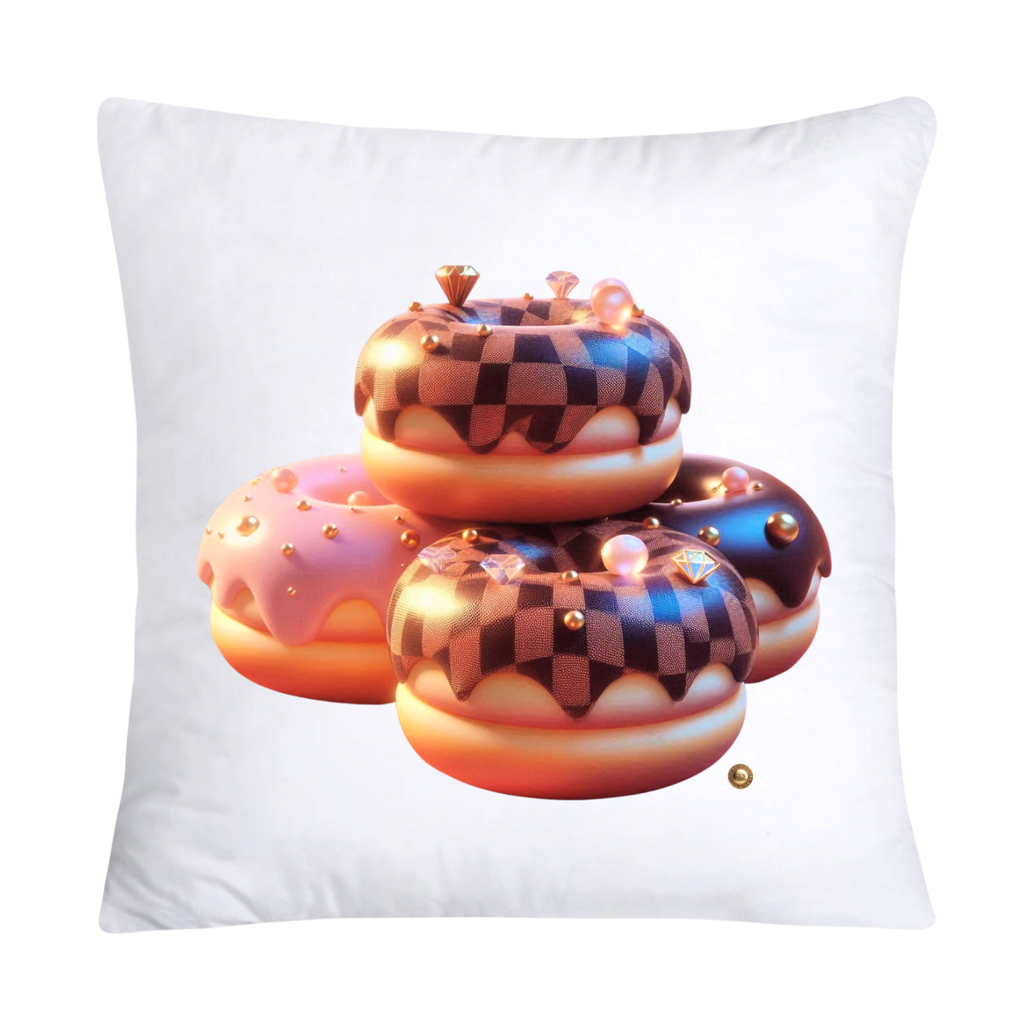 Wild Animal Print Donut Pillow Covers-2600