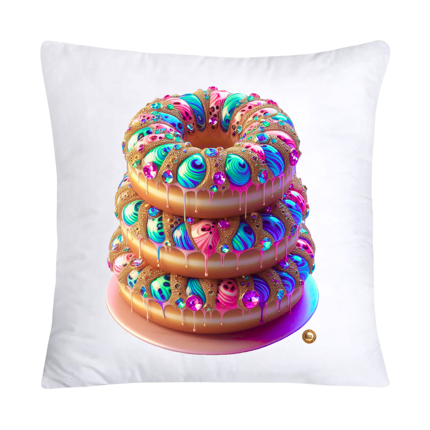 Wild Animal Print Donut Pillow Covers-2604