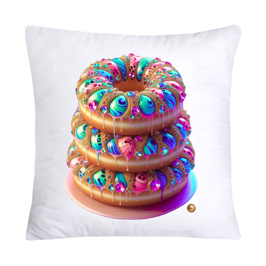 Wild Animal Print Donut Pillow Covers-2604