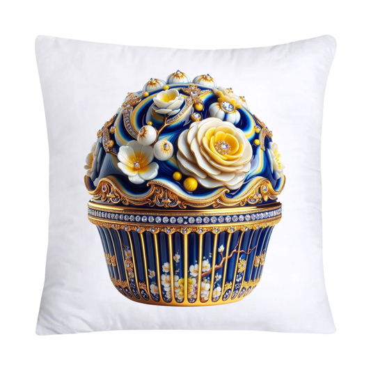 Blue Willow Chinoiserie Cupcake Throw Pillow Covers 18X18-3025