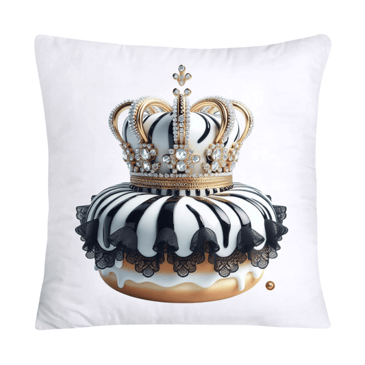 18x18 Wild Royal Animal Print Donut Pillow Covers-1998