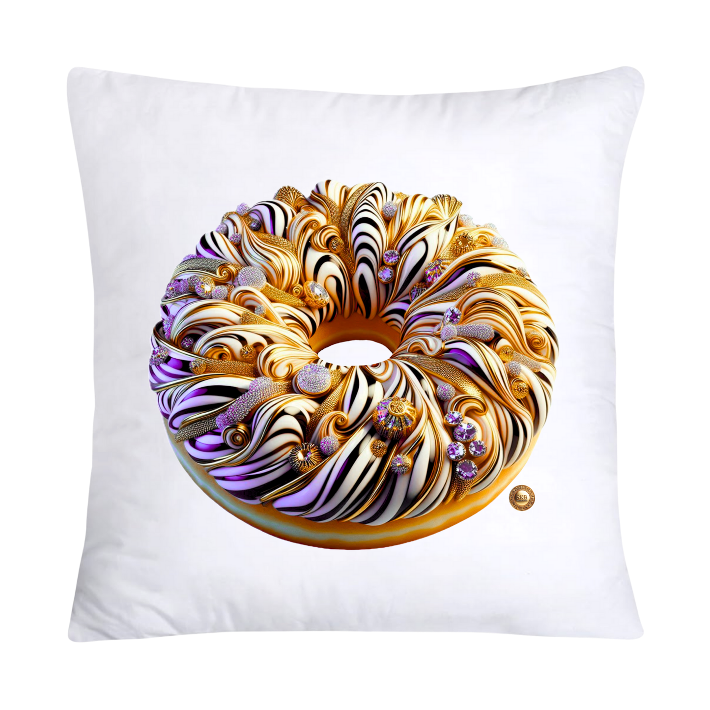 Wild Animal Print Donut Pillow Covers-2444