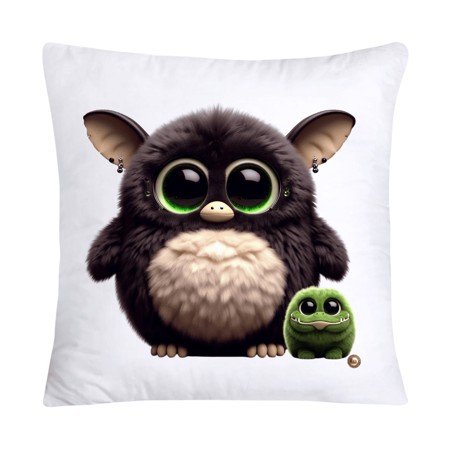 Furry Cajun Swamp Monster and His Pet Gator Pillow Covers-755