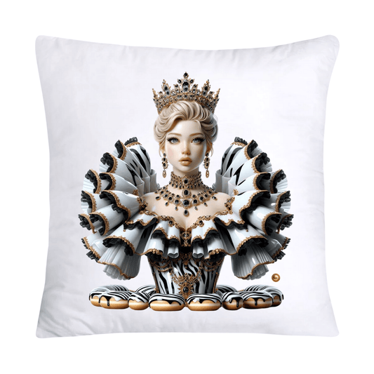 18x18 Wild Royal Animal Print Donut Pillow Covers-1989