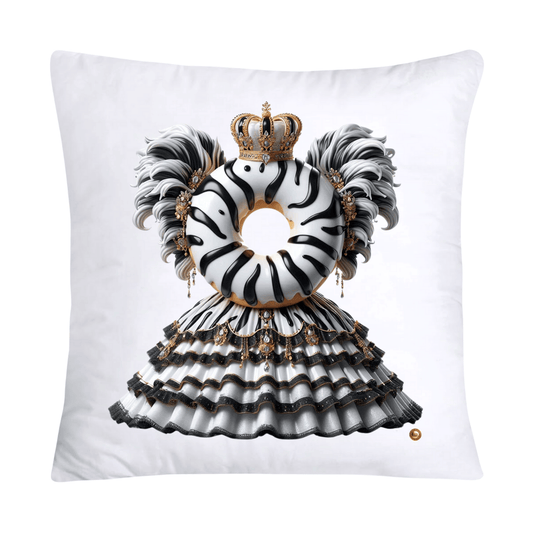18x18 Wild Royal Animal Print Donut Pillow Covers-1991