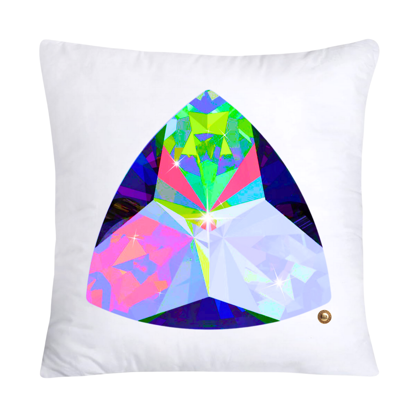 Sparkling Diamonds and Gemstone Pillow Covers 18x18-2150