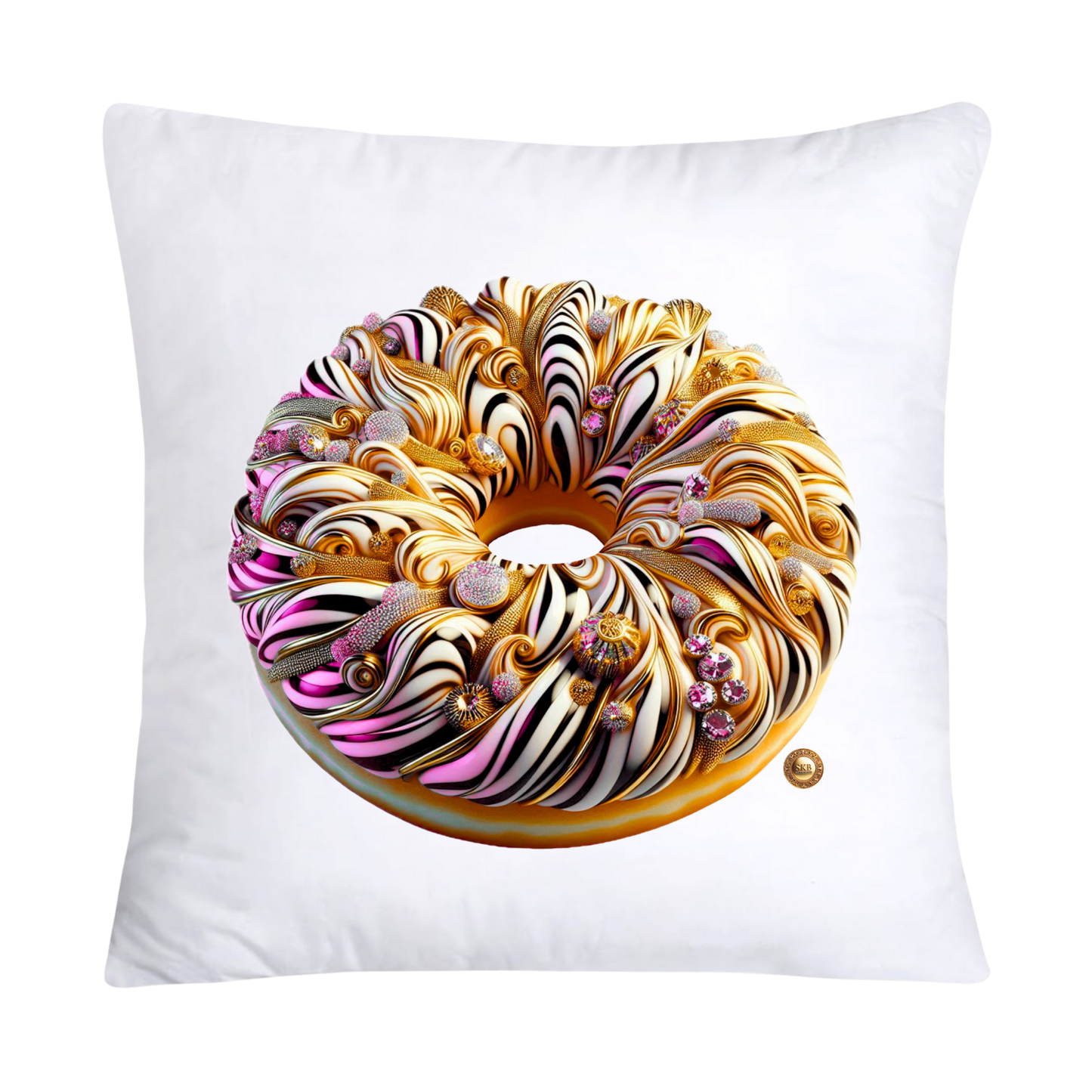 Wild Animal Print Donut Pillow Covers-2586