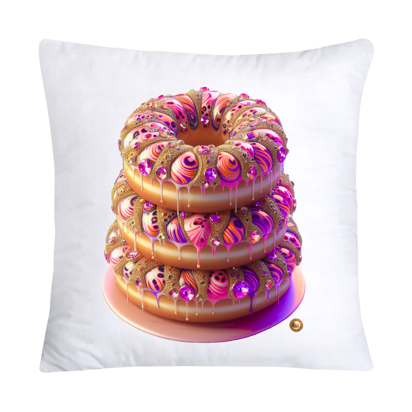 Wild Animal Print Donut Pillow Covers-2603