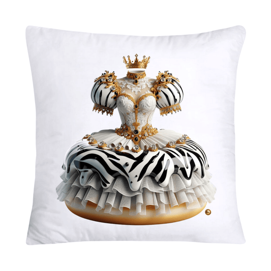 18x18 Wild Royal Animal Print Donut Pillow Covers-1990