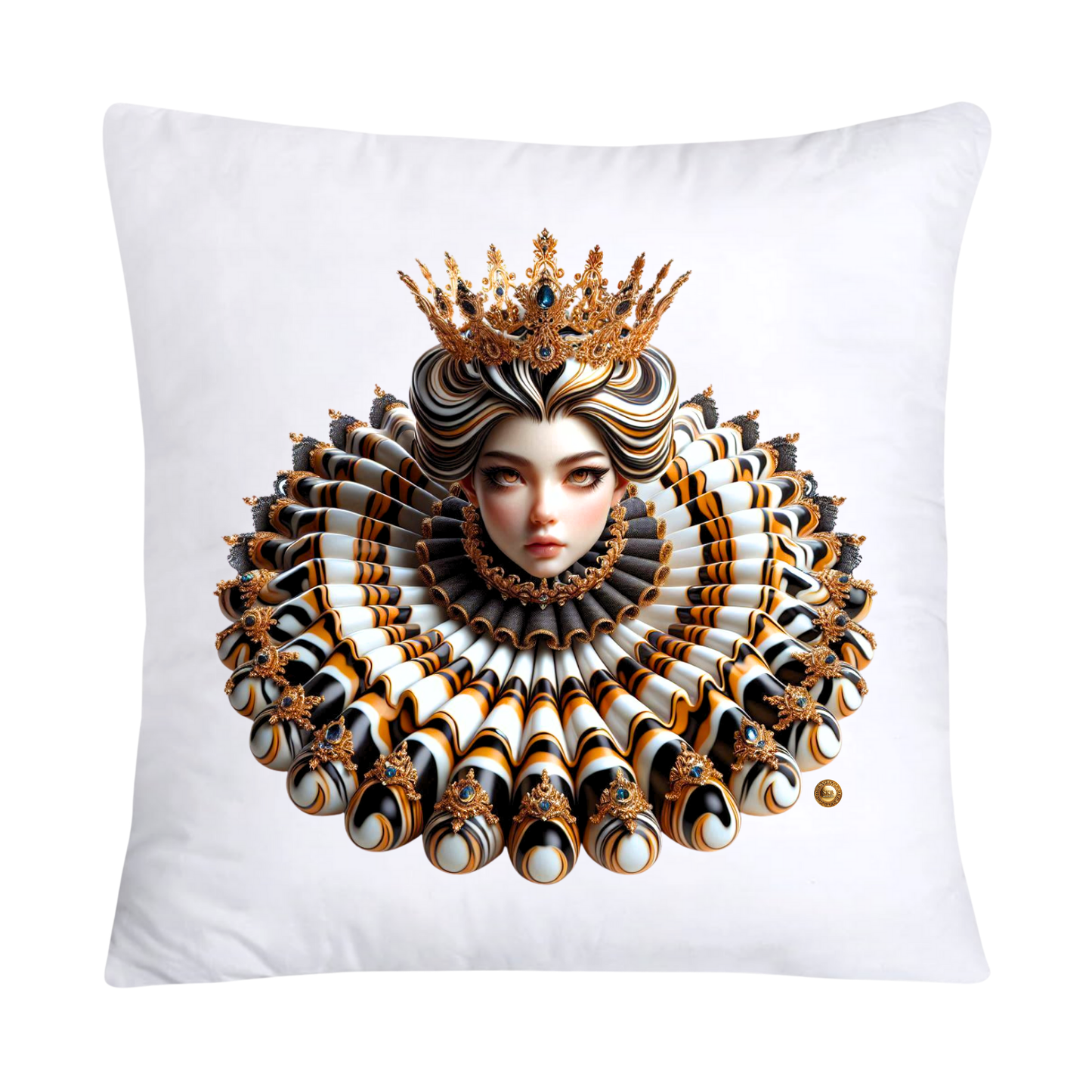 Wild Royal Animal Print Donut Pillow Covers-1985
