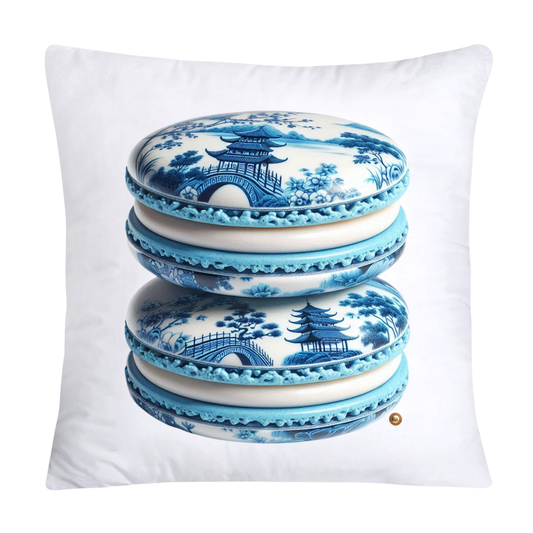 Blue Willow 18x18 Adorable Macaroon Pillow Covers-1914