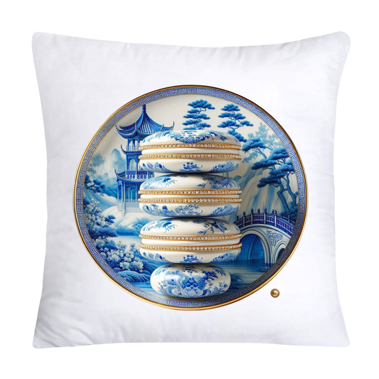 Blue Willow 18x18 Adorable Macaroon Throw Pillow Covers-1897