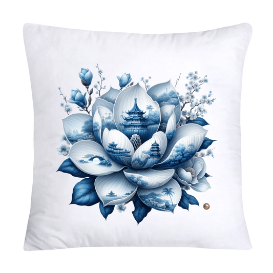 Blue Willow Chinoiserie Magnolia Pillow Covers-148