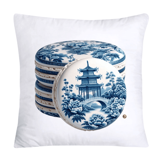 Blue Willow 18x18 Adorable Macaroon Pillow Covers-1915