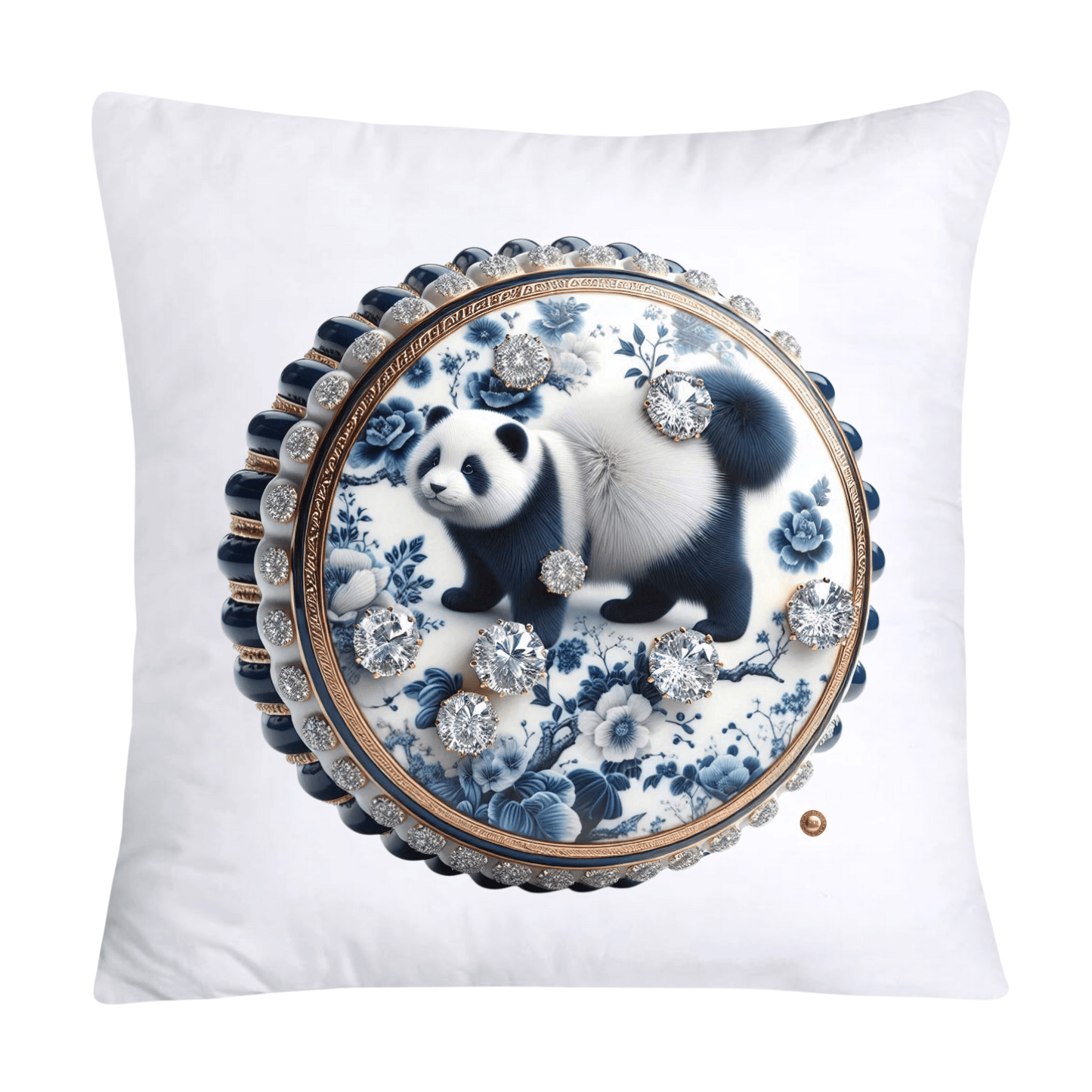 Blue Willow 18x18 Adorable Macaroon Throw Pillow Covers-1851