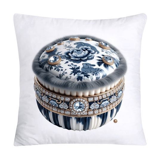 Blue Willow 18x18 Adorable Macaroon Throw Pillow Covers-1856