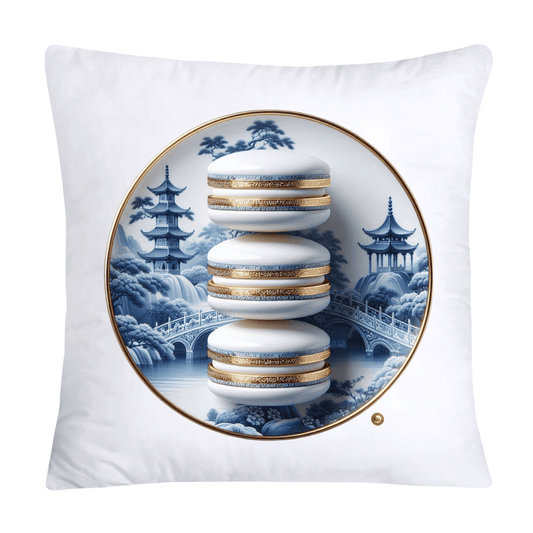 Blue Willow 18x18 Adorable Macaroon Throw Pillow Covers-1874