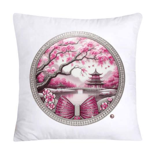 Pink Willow 18X18 Chinoiserie Plate Pillow Covers-43