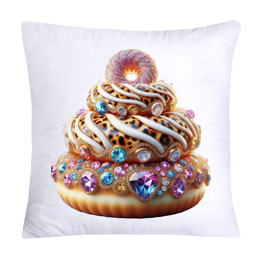 Wild Animal Print Donut Pillow Covers-2578