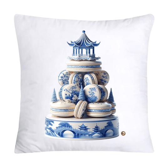 Blue Willow 18x18 Adorable Macaroon Throw Pillow Covers-1428