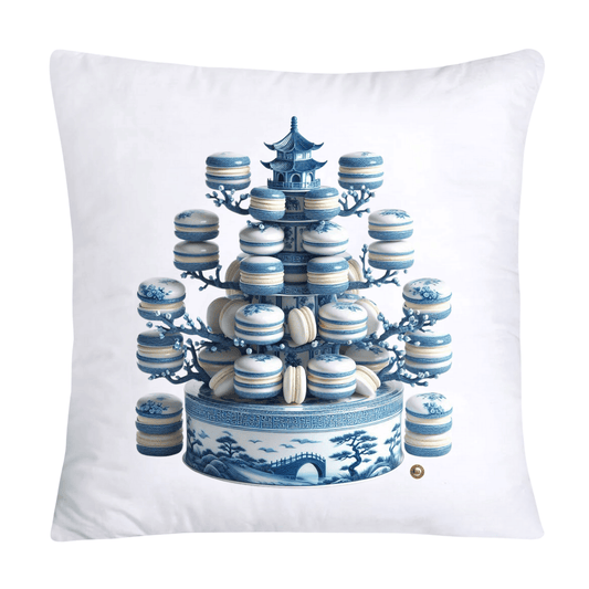 Blue Willow 18x18 Adorable Macaroon Throw Pillow Covers-2327