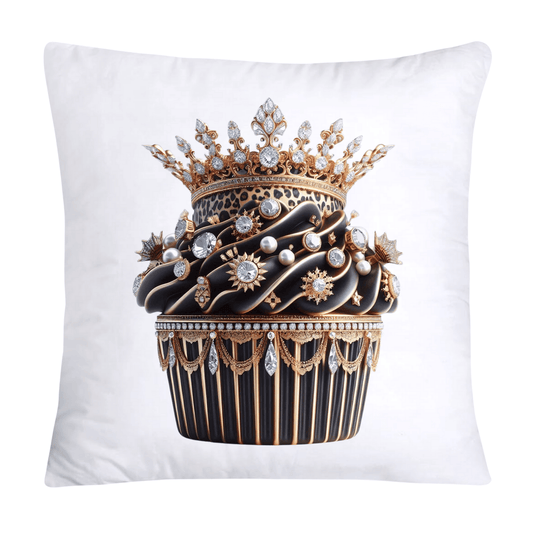 Royal and Wild Animal Print Cupcake Pillow Covers 18x18-406