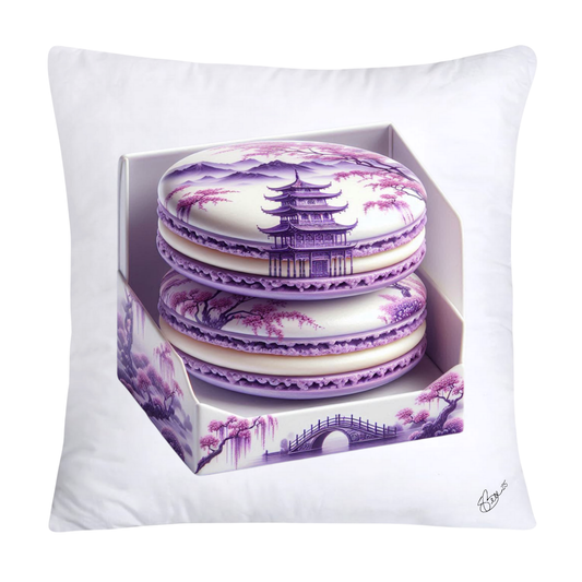 Purple Willow Sweetest Macaroon Throw Pillow Covers-151