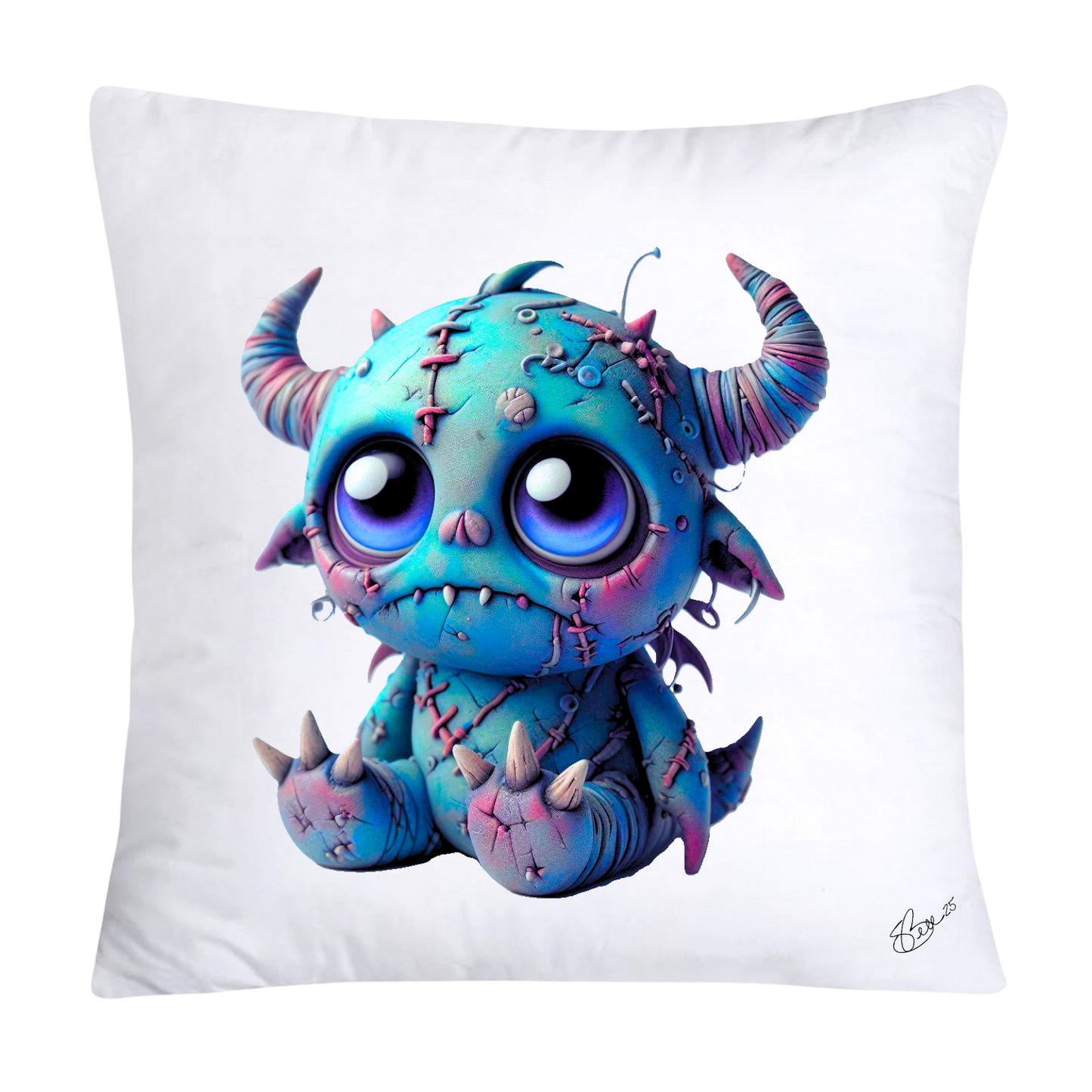 Monster Botched Babies “BLUE TOED”- Monster Pillow Covers - 2853