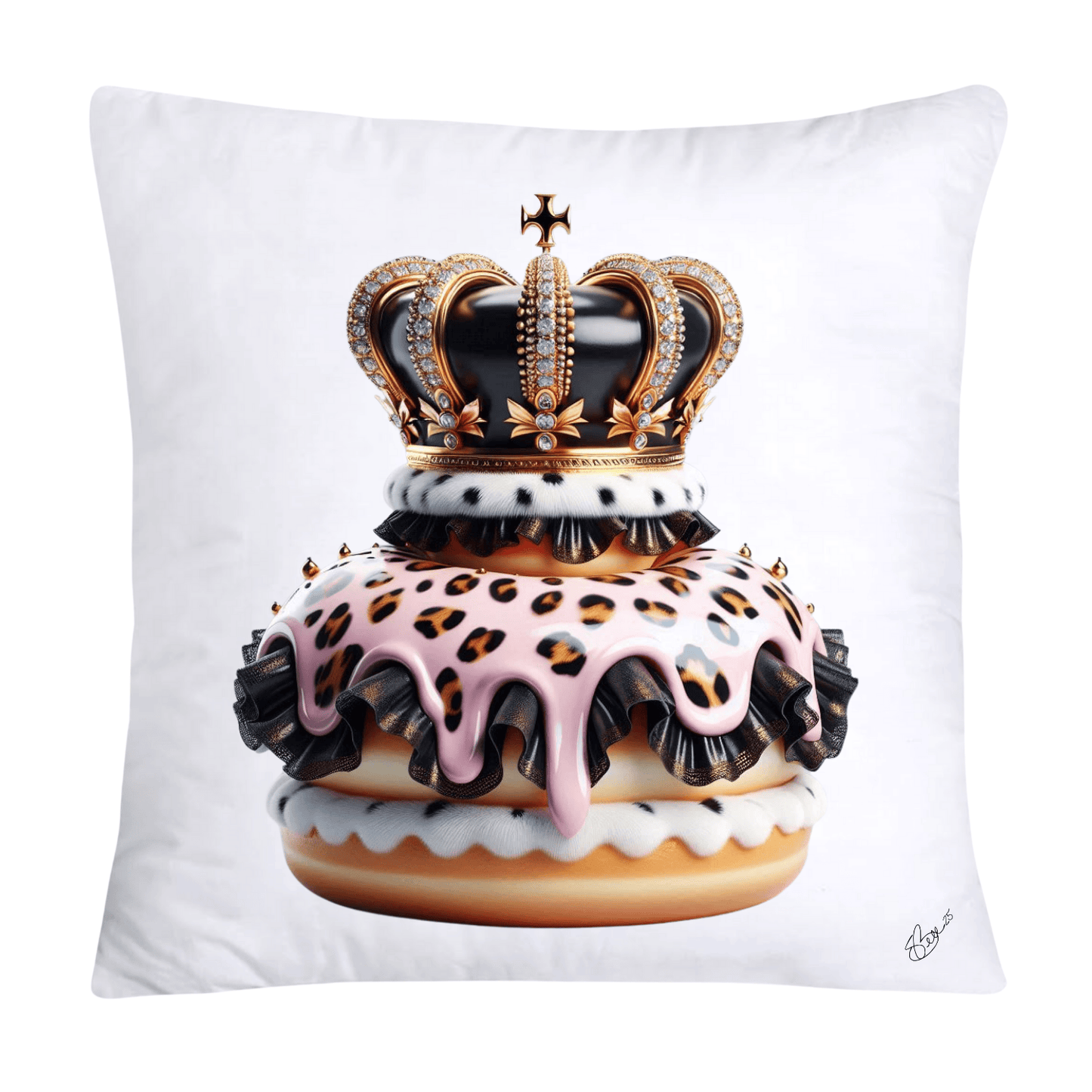 Wild and Royal Animal Print Donut Pillow Covers-2065