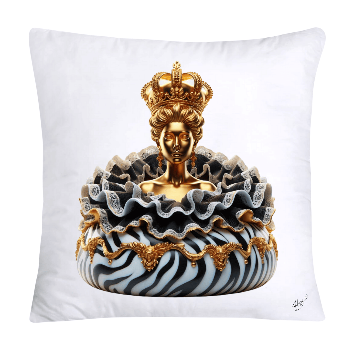 Wild and Royal Animal Print Donut 18x18 Pillow Covers-2033
