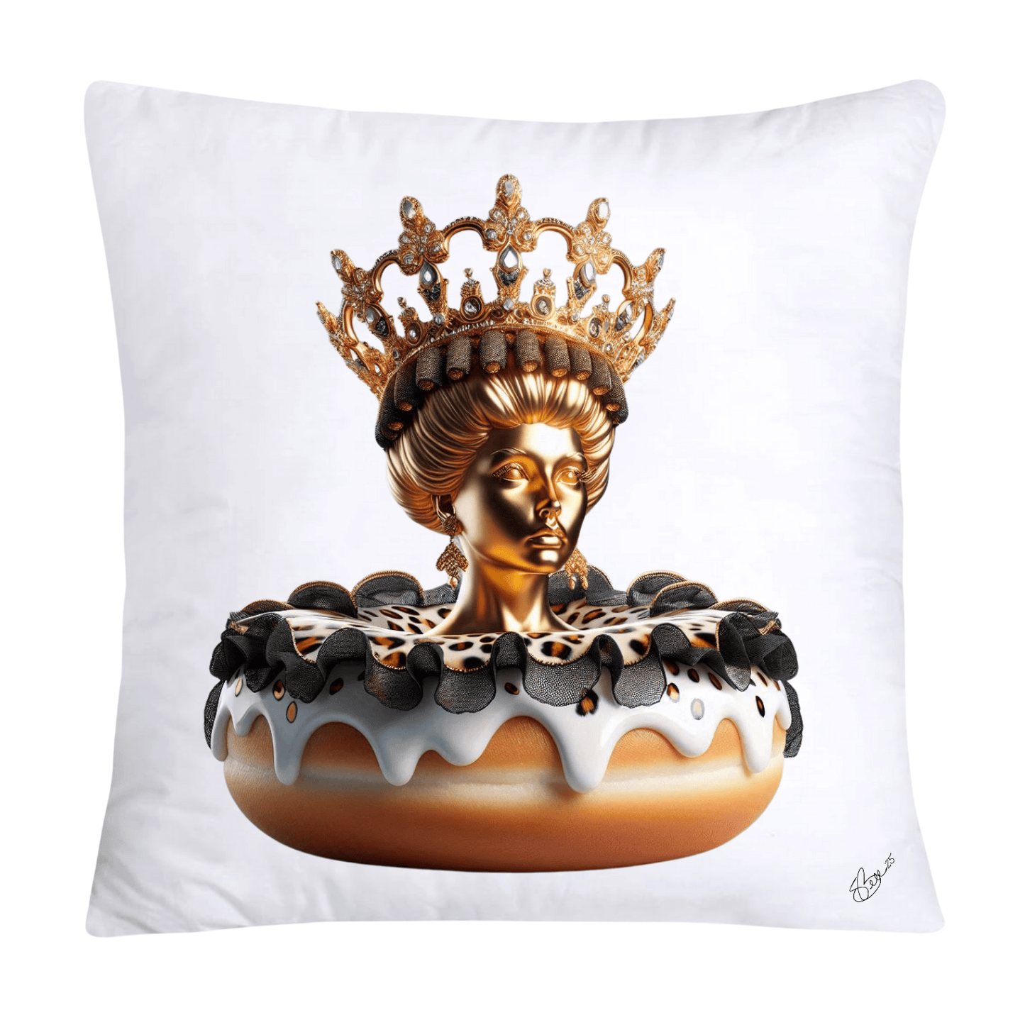Wild and Royal Animal Print Donut 18x18 Pillow Covers-2052