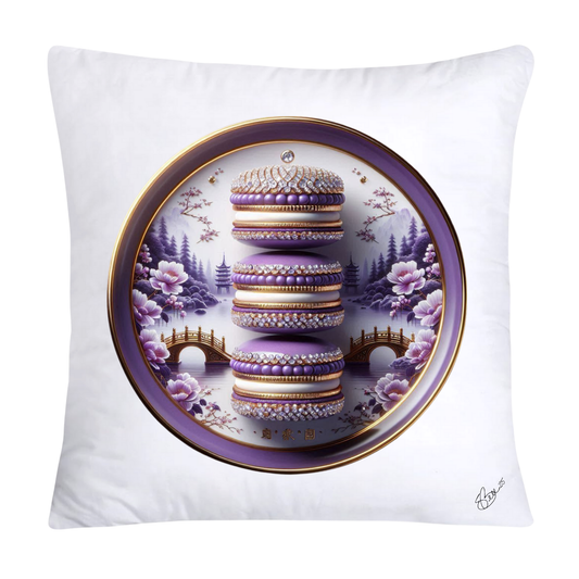 Purple Willow Sweetest Macaroon Throw Pillow Covers-258