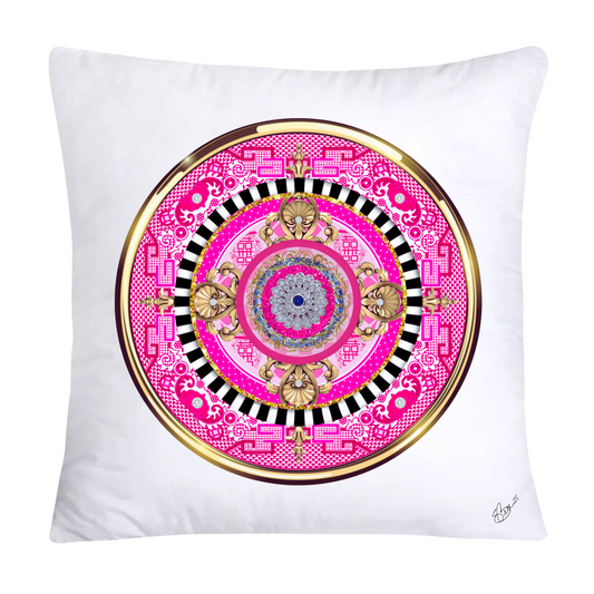 Pink Willow Specialty Plate Throw Pillow Covers-480