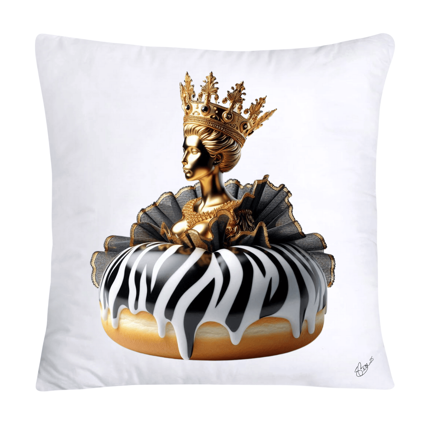 Wild and Royal Animal Print Donut 18x18 Pillow Covers-2031