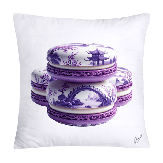 Purple Willow Sweetest Macaroon Throw Pillow Covers-152