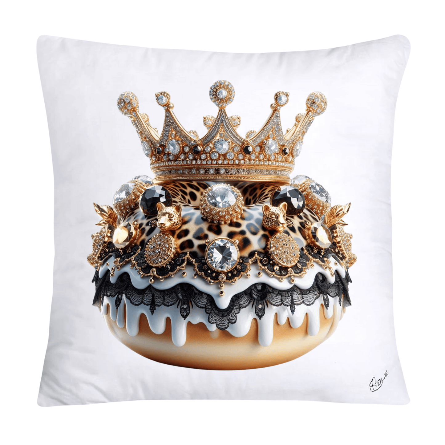 Wild and Royal Animal Print Donut Pillow Covers-2063