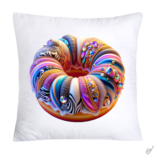 Wild Animal Print Donut Pillow Covers-2580