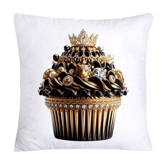 Royal and Wild Animal Print Cupcake Pillow Covers 18x18-398