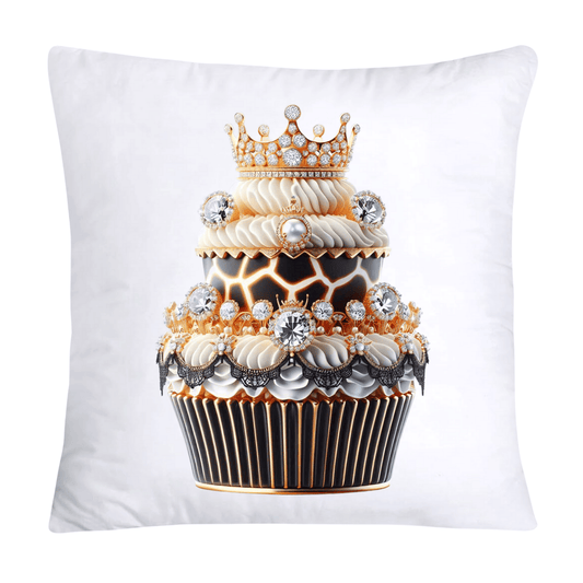 Royal and Wild Animal Print Cupcake Pillow Covers 18x18-395