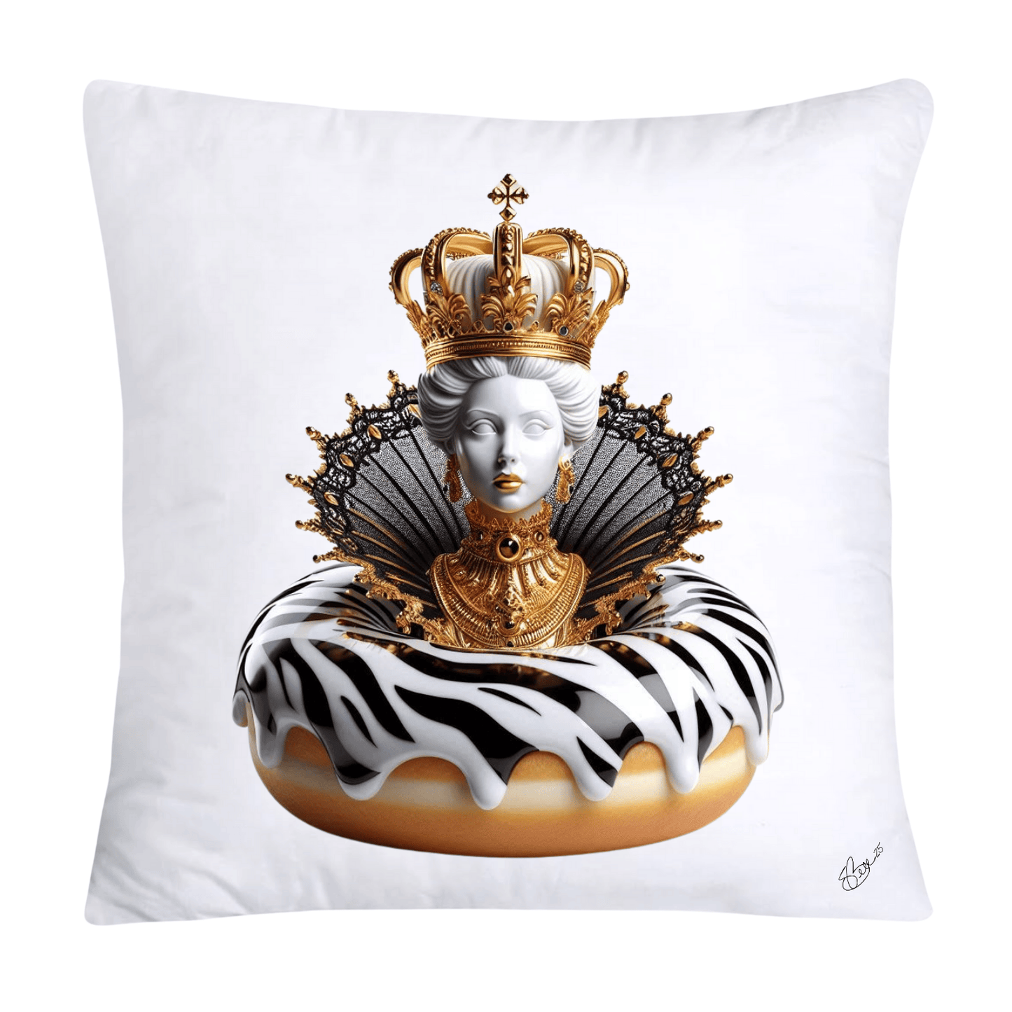 Wild and Royal Animal Print Donut 18x18 Pillow Covers-2043