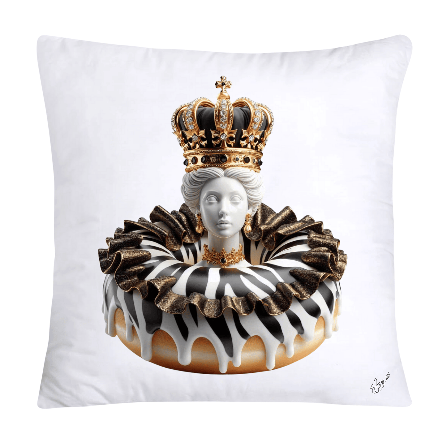 Wild and Royal Animal Print Donut 18x18 Pillow Covers-2056
