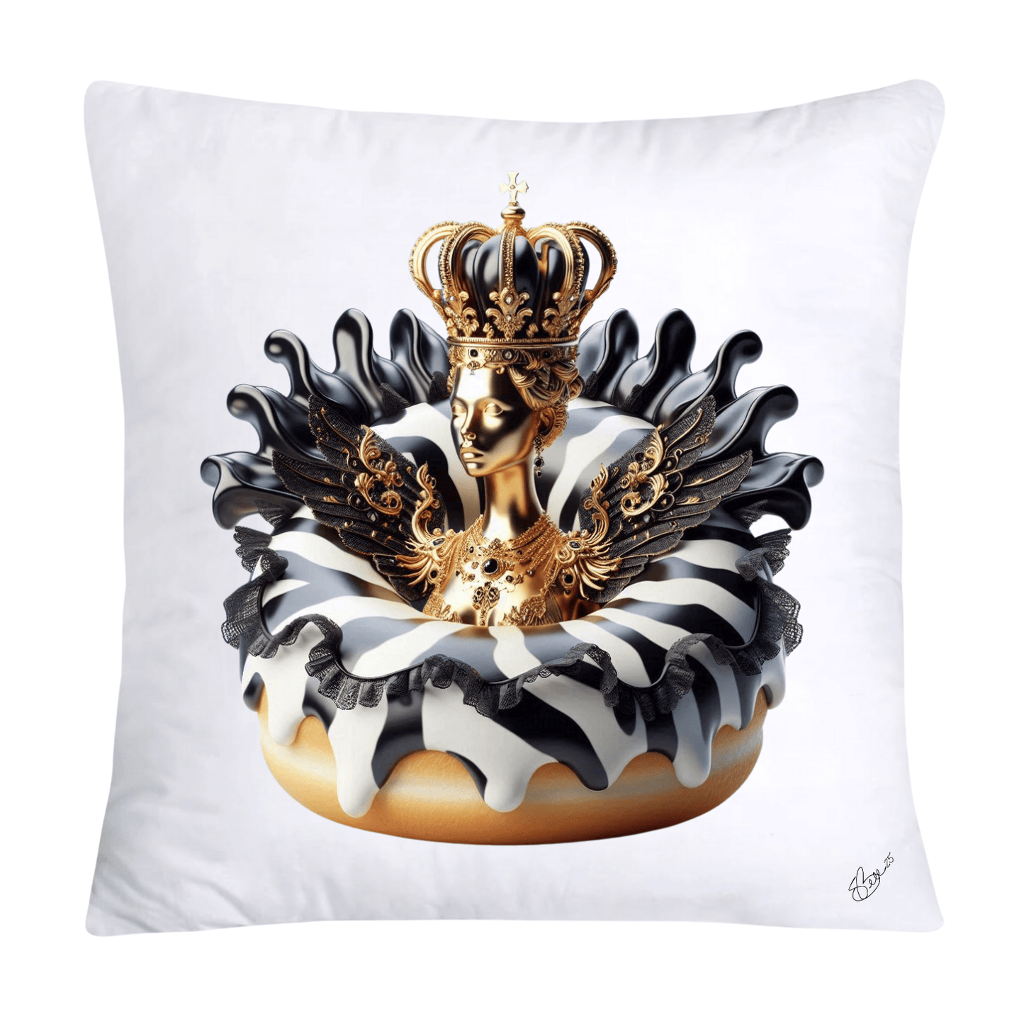 Wild and Royal Animal Print Donut 18x18 Pillow Covers-2028