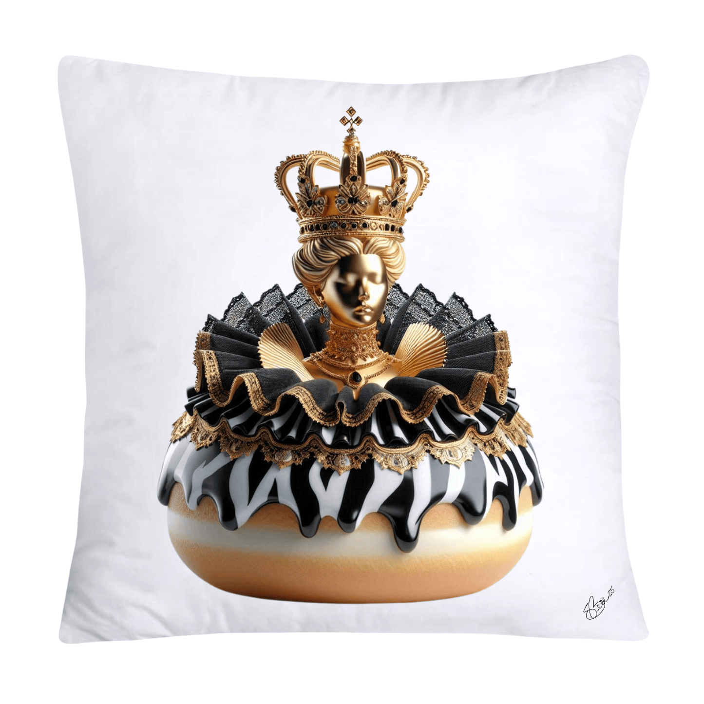 Wild and Royal Animal Print Donut 18x18 Pillow Covers-2038