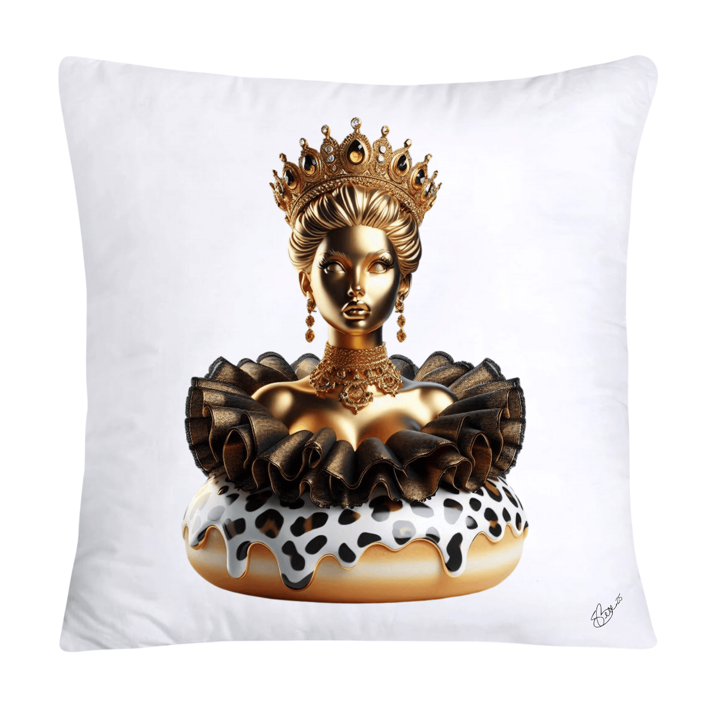 Wild and Royal Animal Print Donut 18x18 Pillow Covers-2036