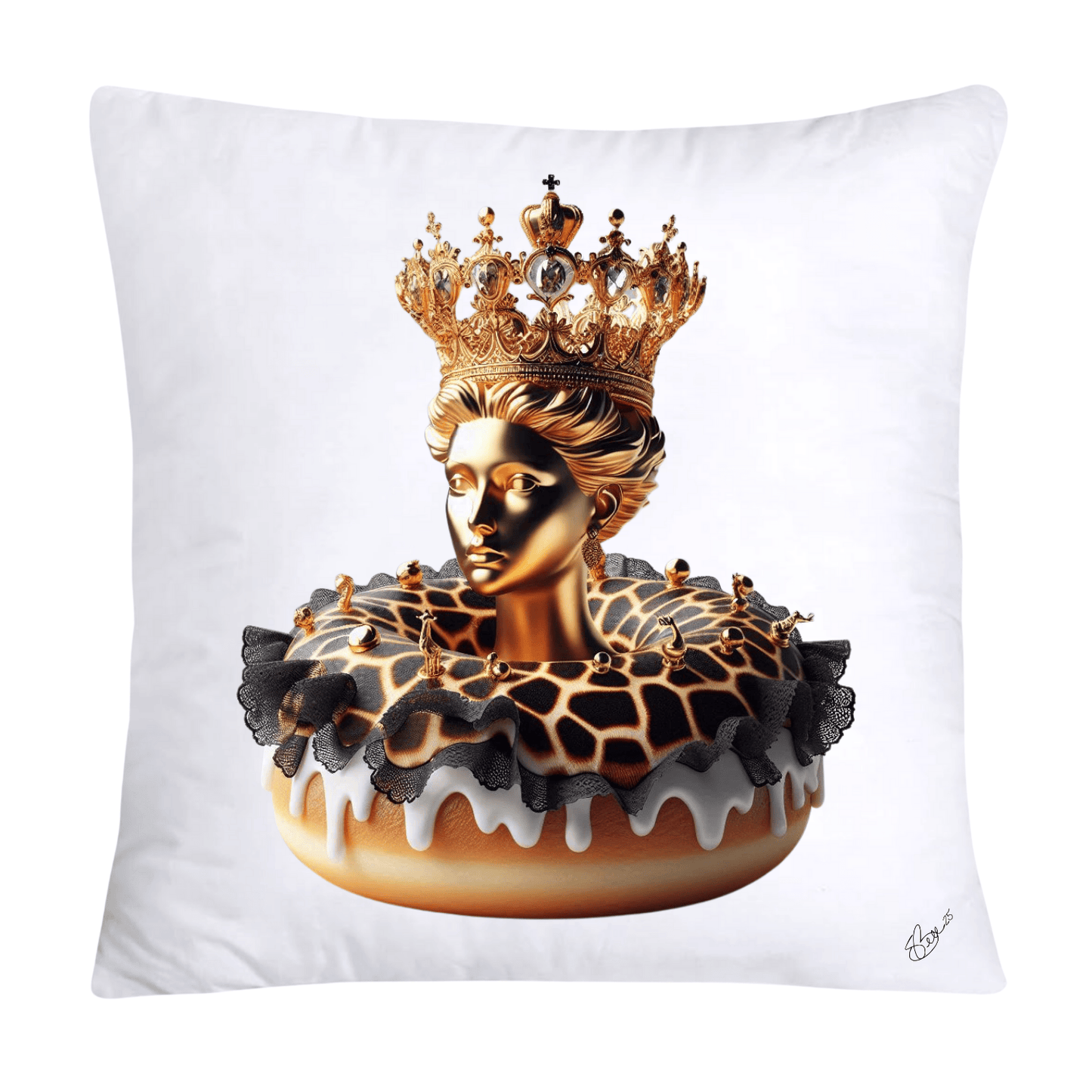 Wild and Royal Animal Print Donut Pillow Covers-2062