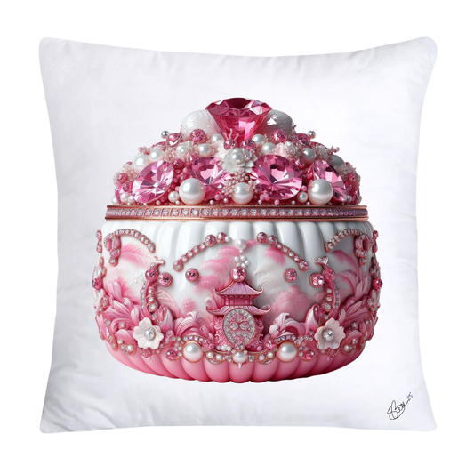 Pink and White Willow Chinoiserie Ginger Jar Pillow Covers-42