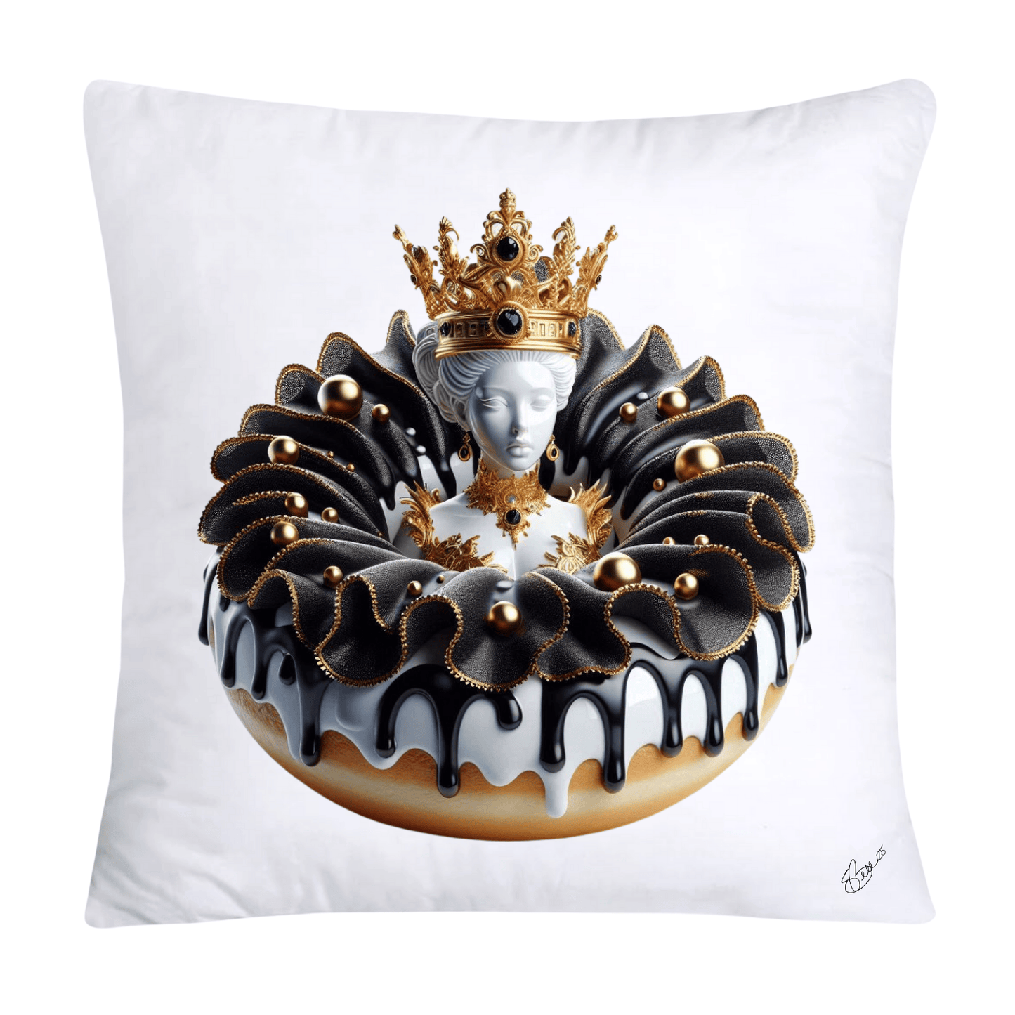 Wild and Royal Animal Print Donut 18x18 Pillow Covers-2055
