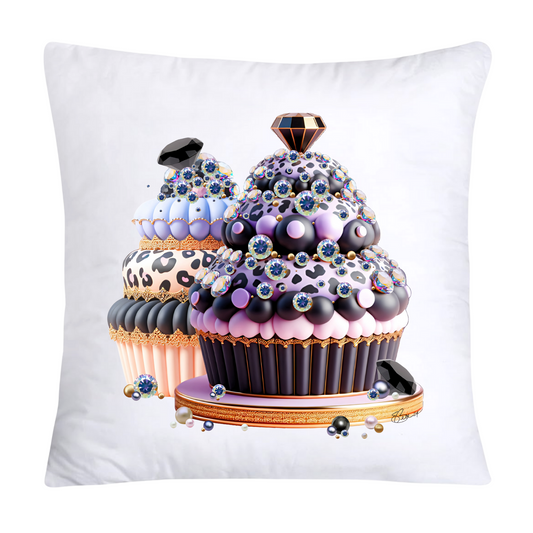 18x18 Wild Animal Print Cupcake Speciality Pillow Covers-2553
