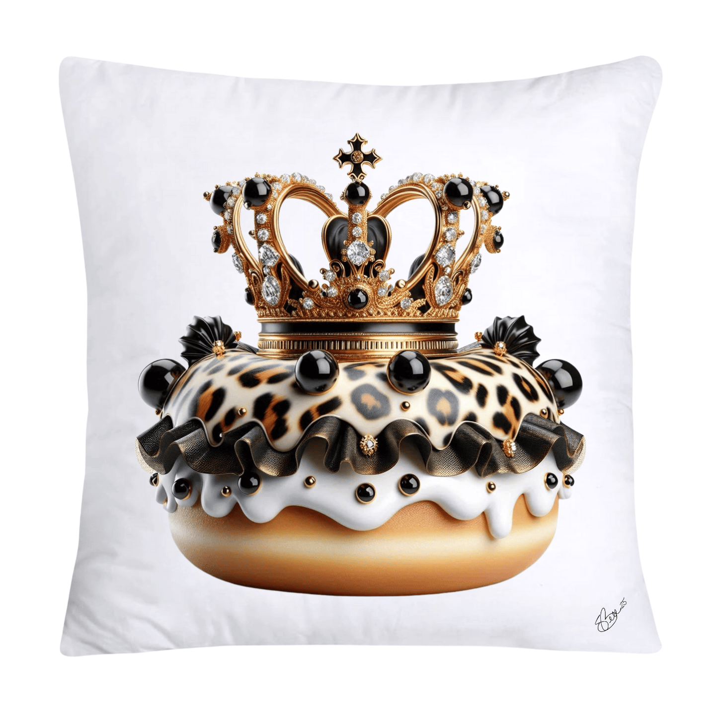 Wild and Royal Animal Print Donut Pillow Covers-2074