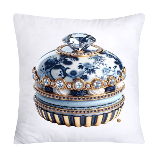 Blue Willow 18x18 Adorable Macaroon Throw Pillow Covers-1860